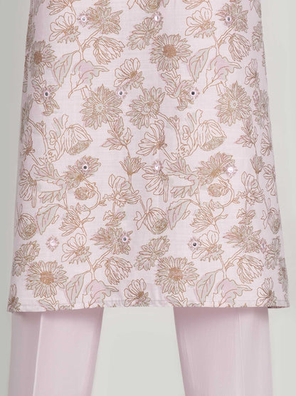 3 Piece Lawn Slub Suit- Embroidered (Unstitched)