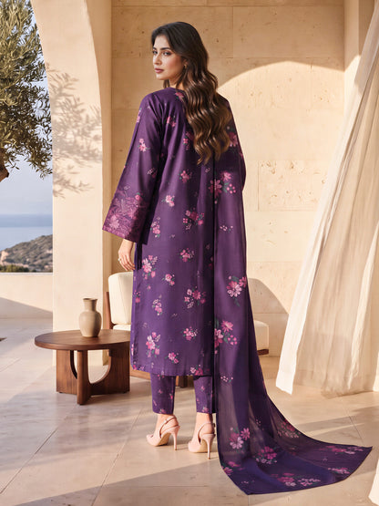 3 Piece Khaddar Suit- Embroidered (Unstitched)