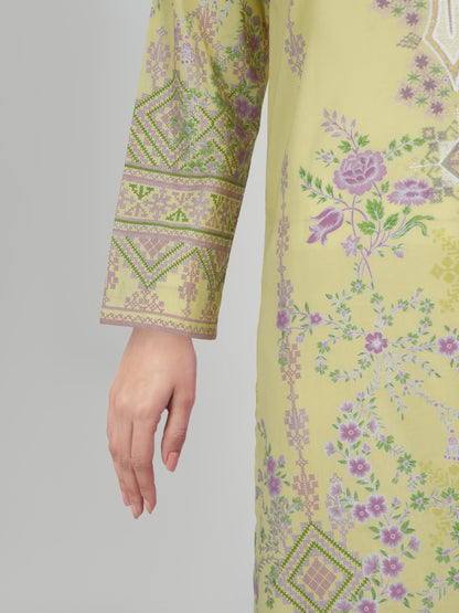 3 Piece Lawn Suit- Embroidered (Unstitched)
