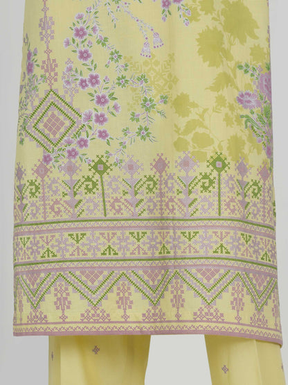 3 Piece Lawn Suit- Embroidered (Unstitched)