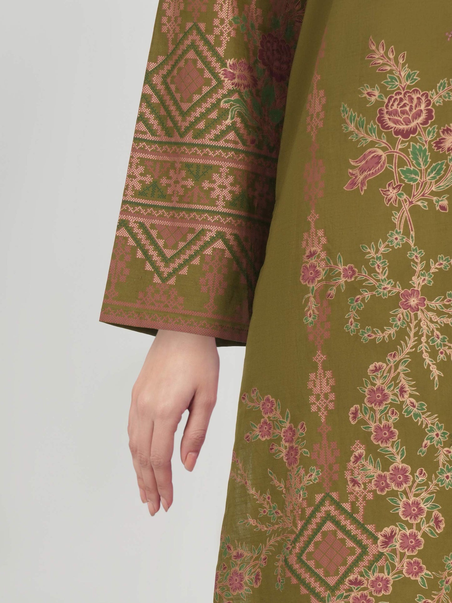 3 Piece Lawn Suit- Embroidered (Unstitched)