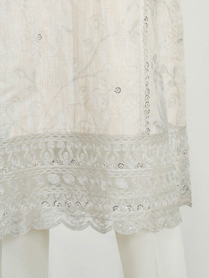 3 Piece Lawn Massuri Suit- Embroidered (Unstitched)