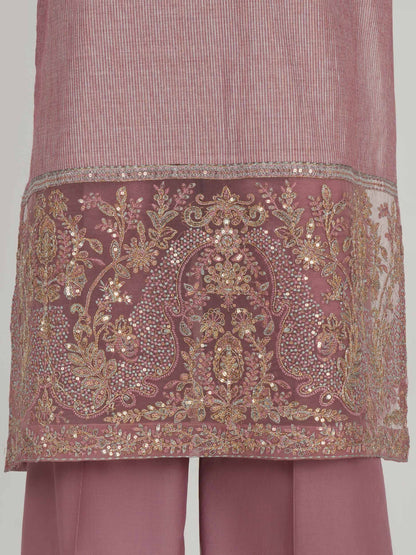 3 Piece Lawn Massouri Suit- Embroidered (Unstitched)