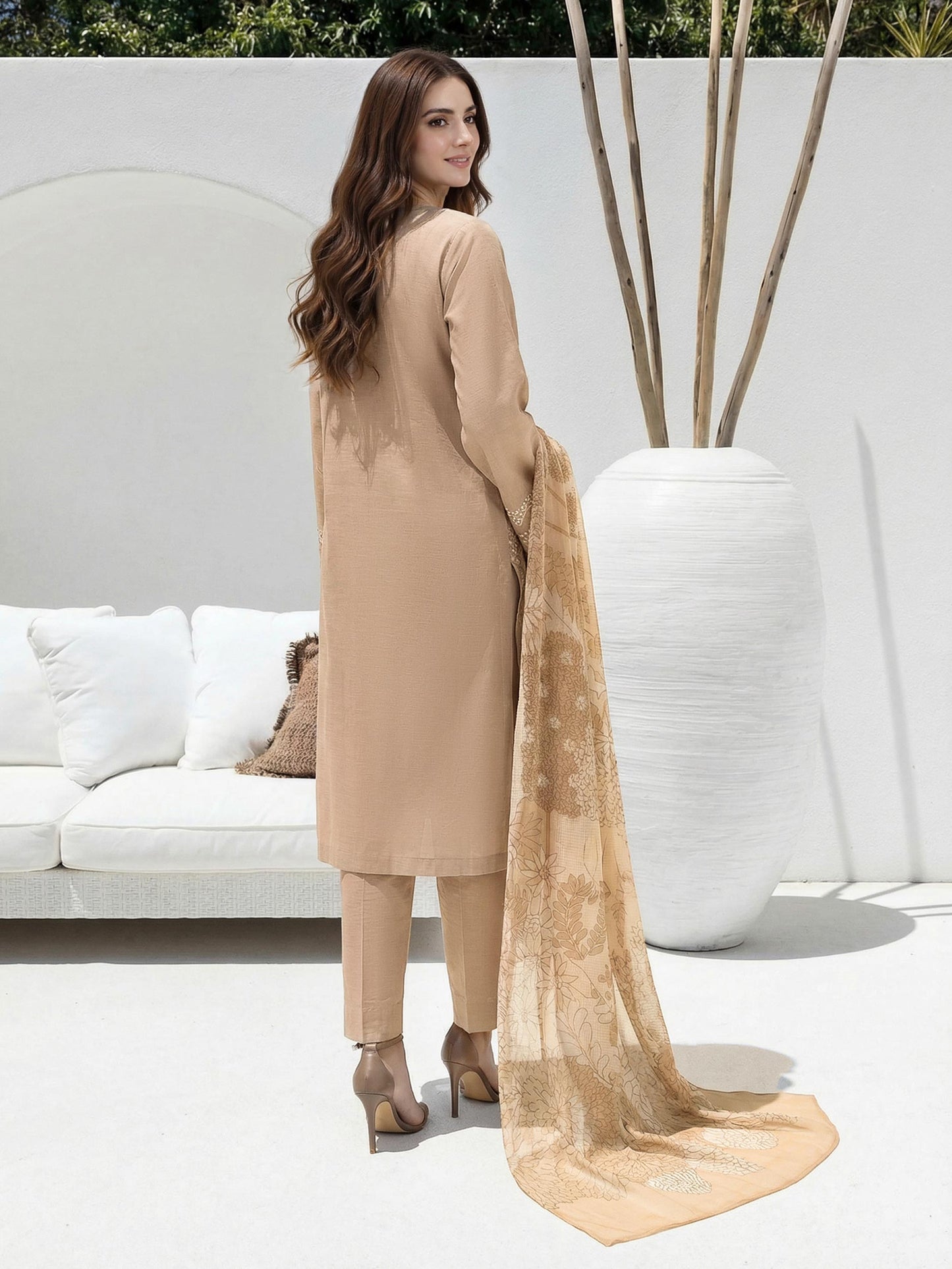 3 Piece Lawn Suit- Embroidered (Unstitched)