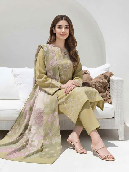 3 Piece Lawn Suit-  Embroidered (Unstitched)