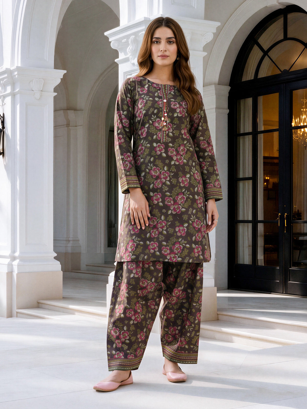 Slub Khaddar Shirt (Unstitched)