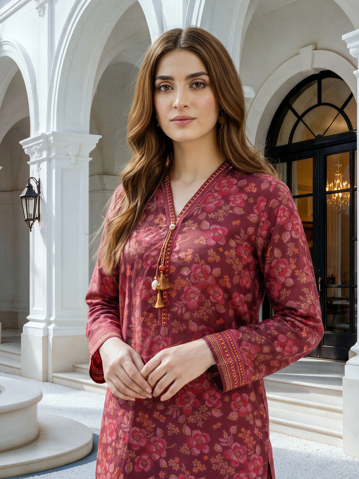 Slub Khaddar Shirt (Unstitched)