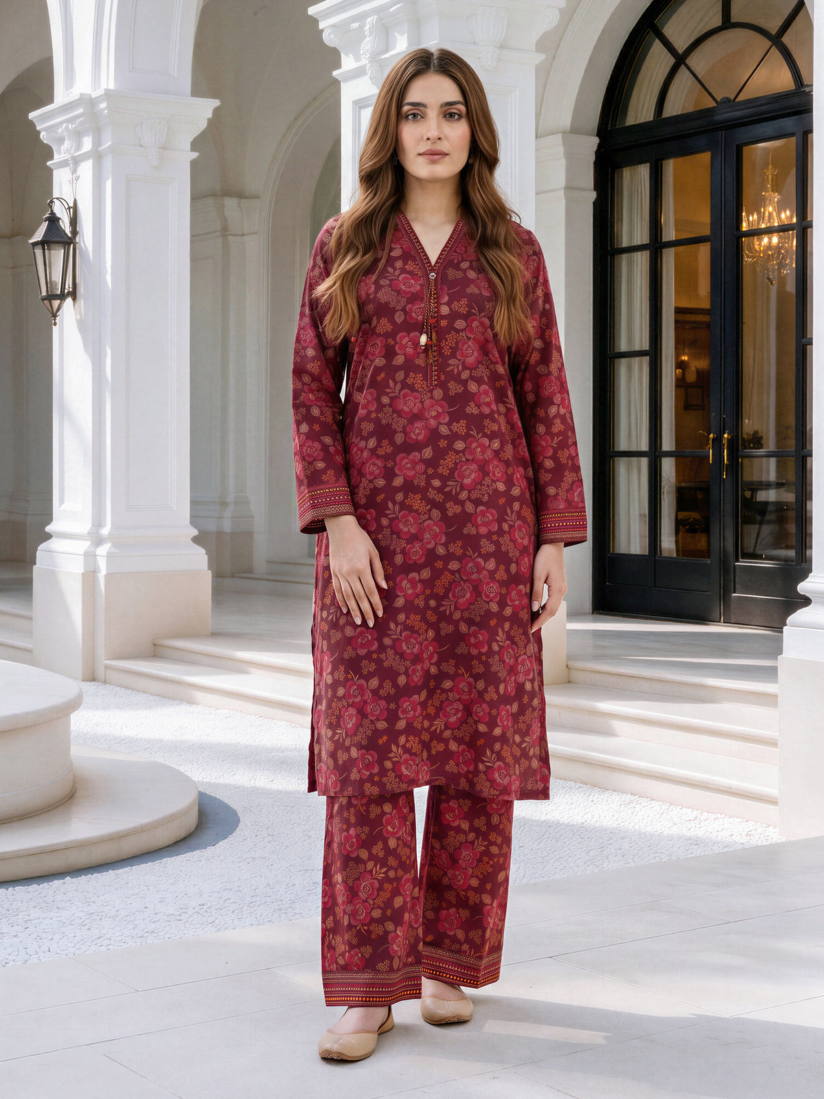 Slub Khaddar Shirt (Unstitched)