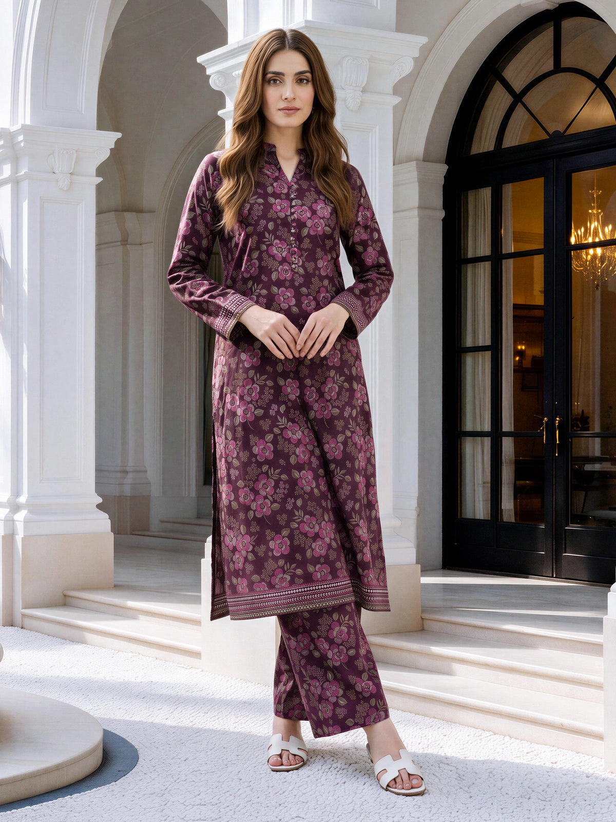 Slub Khaddar Shirt (Unstitched)