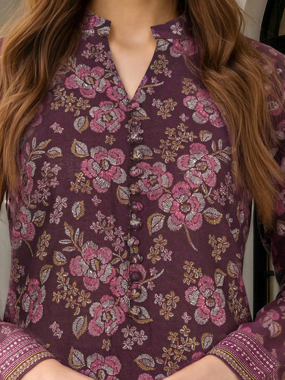 Slub Khaddar Shirt (Unstitched)