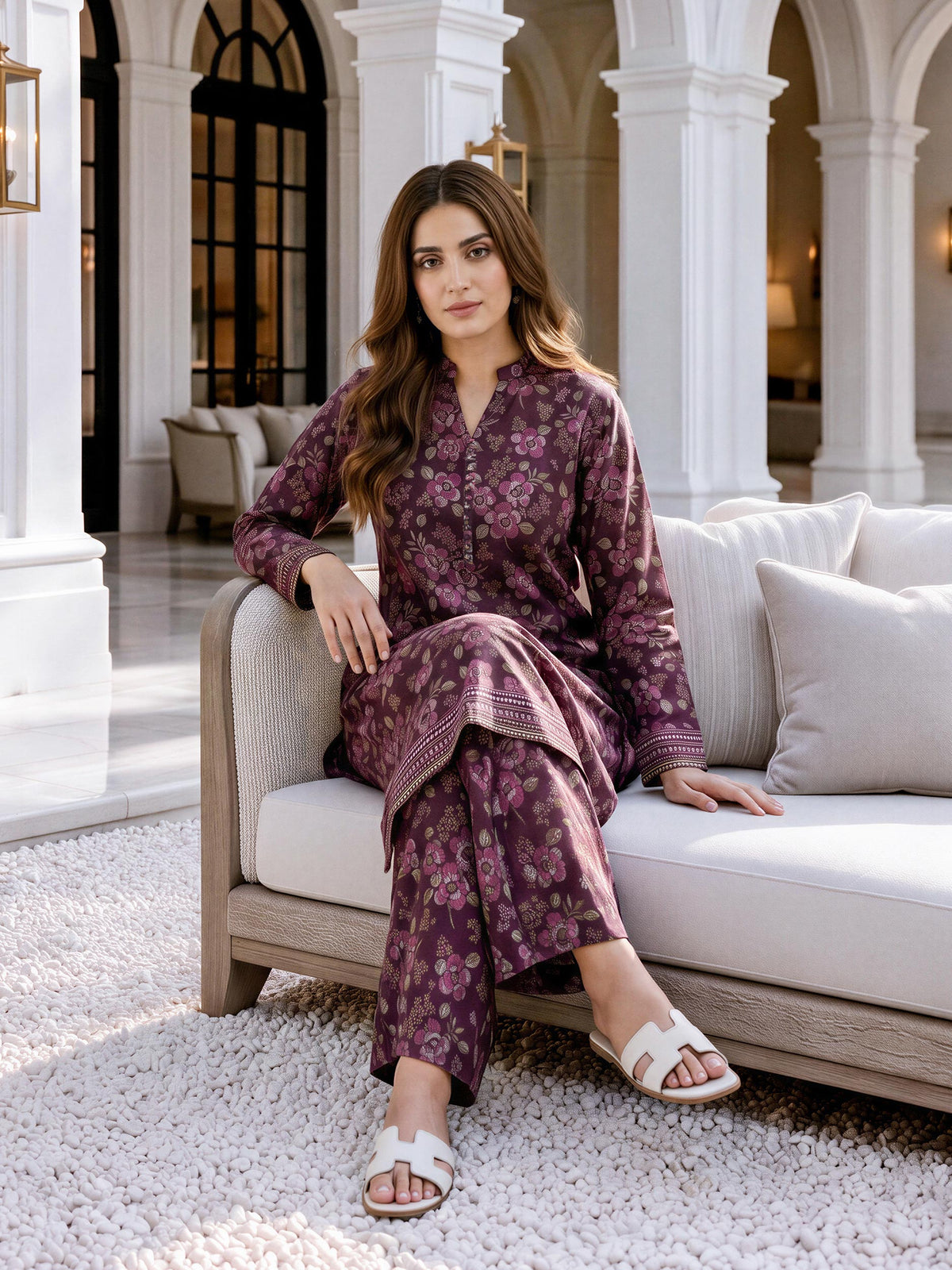 Slub Khaddar Shirt (Unstitched)