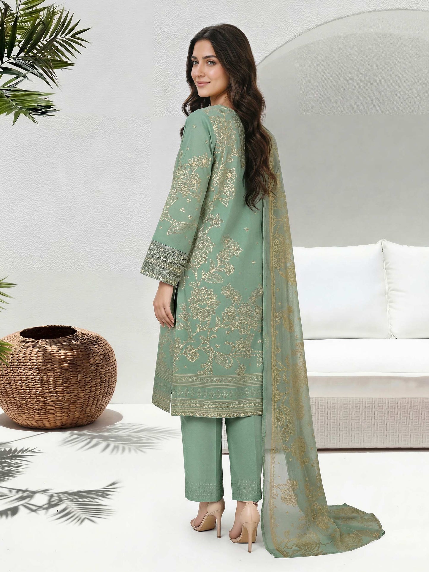 3 Piece Lawn Suit-  Embroidered (Unstitched)