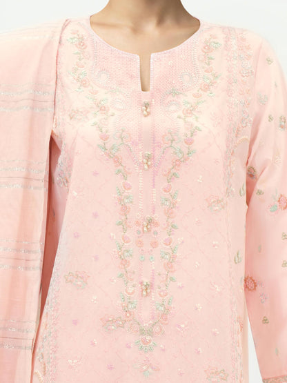 3 Piece Lawn Suit-Embroidered (Unstitched)