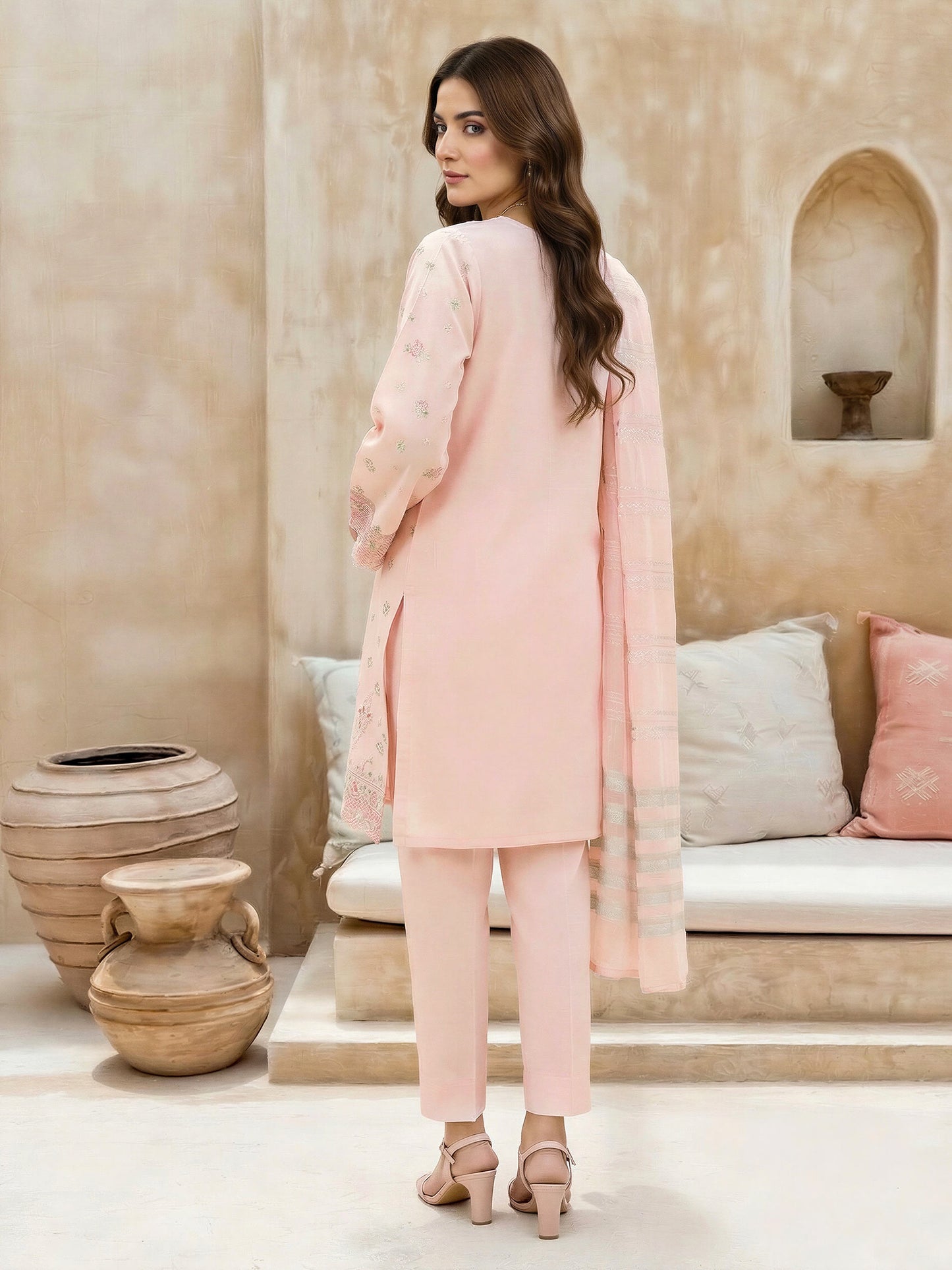 3 Piece Lawn Suit-Embroidered (Unstitched)