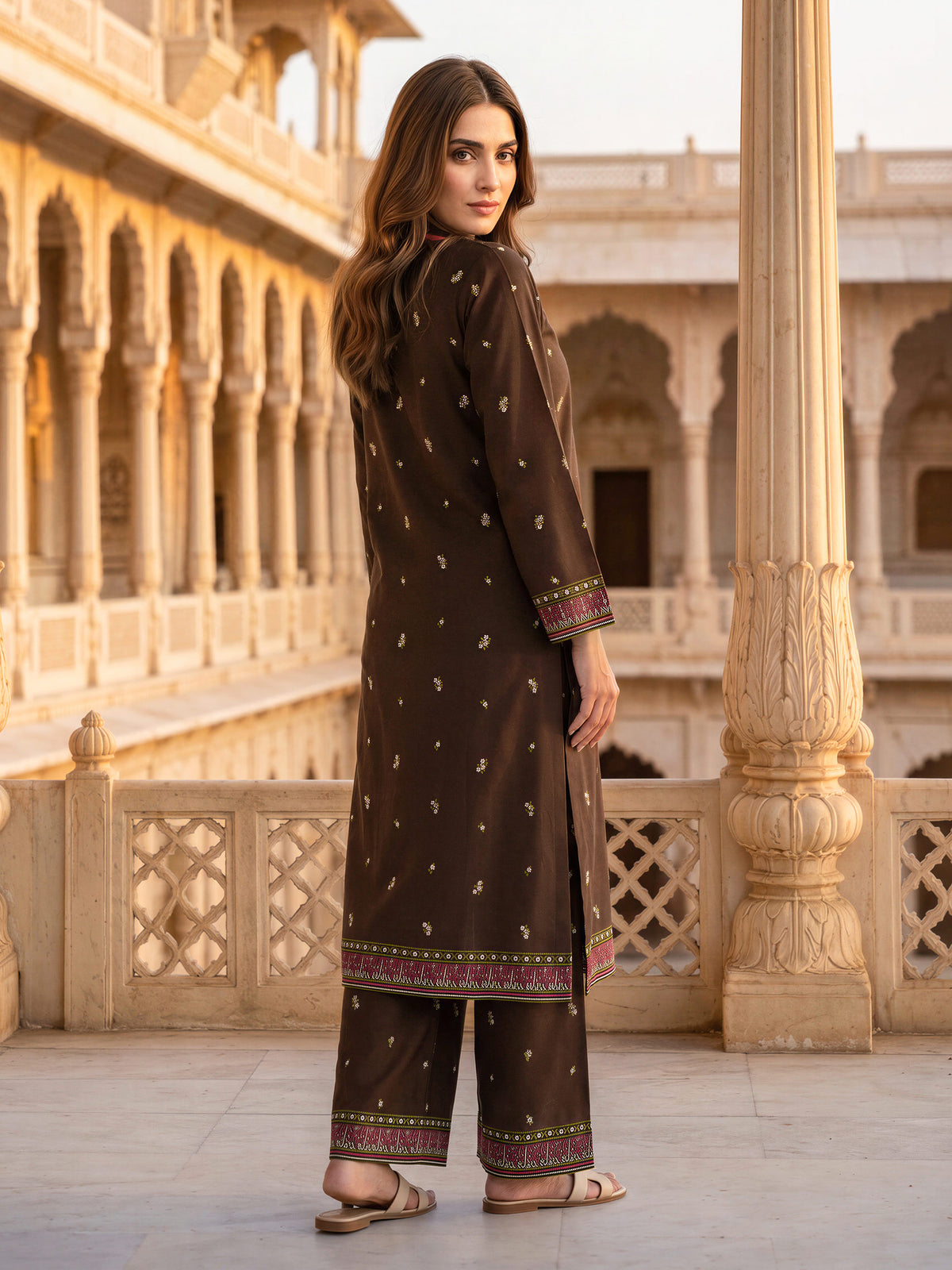 Viscose Cotton Khaddar Shirt (Unstitched)