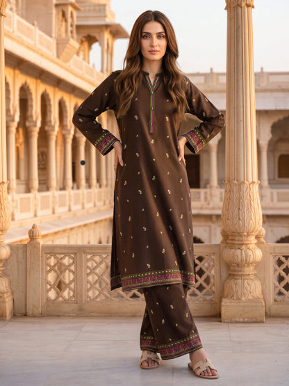 Viscose Cotton Khaddar Shirt (Unstitched)