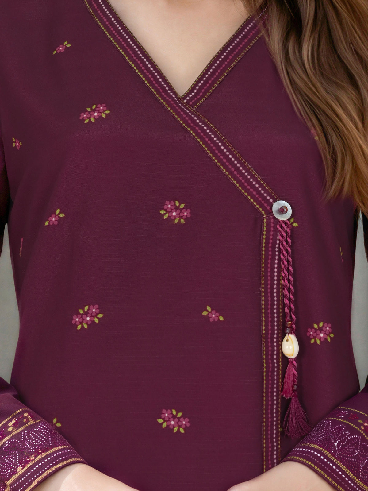 Viscose Cotton Khaddar Shirt (Unstitched)