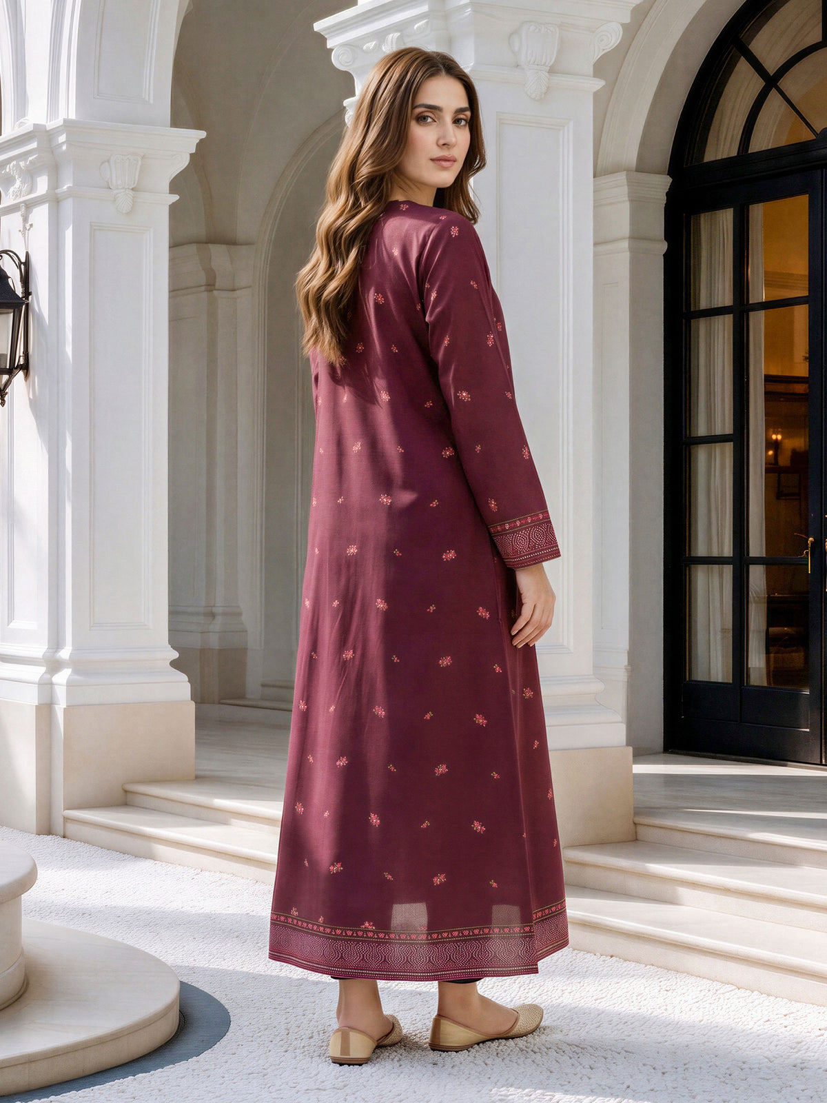 Viscose Cotton Khaddar Shirt (Unstitched)