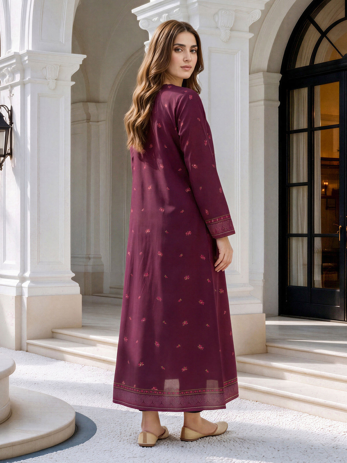 Viscose Cotton Khaddar Shirt (Unstitched)