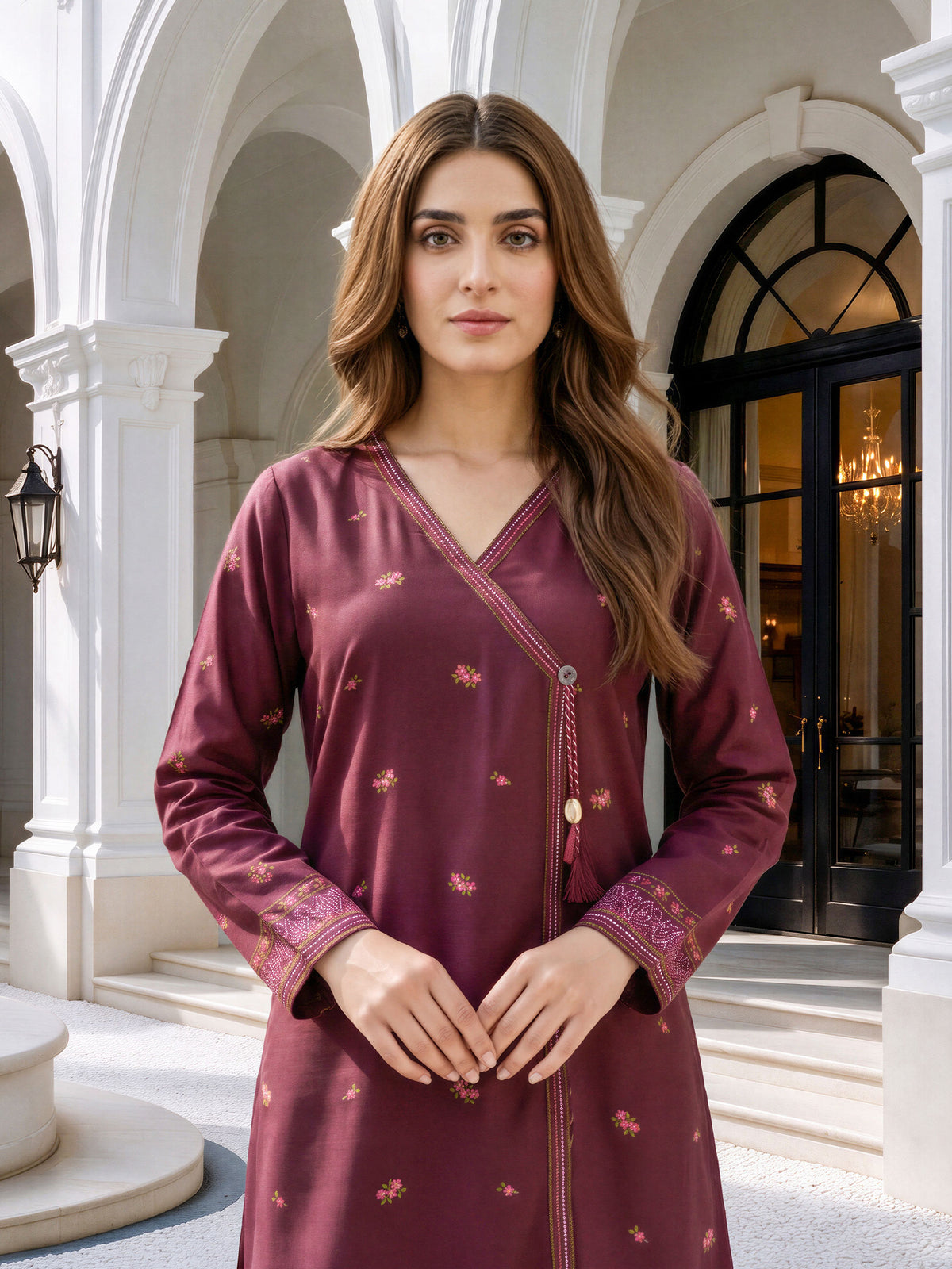 Viscose Cotton Khaddar Shirt (Unstitched)