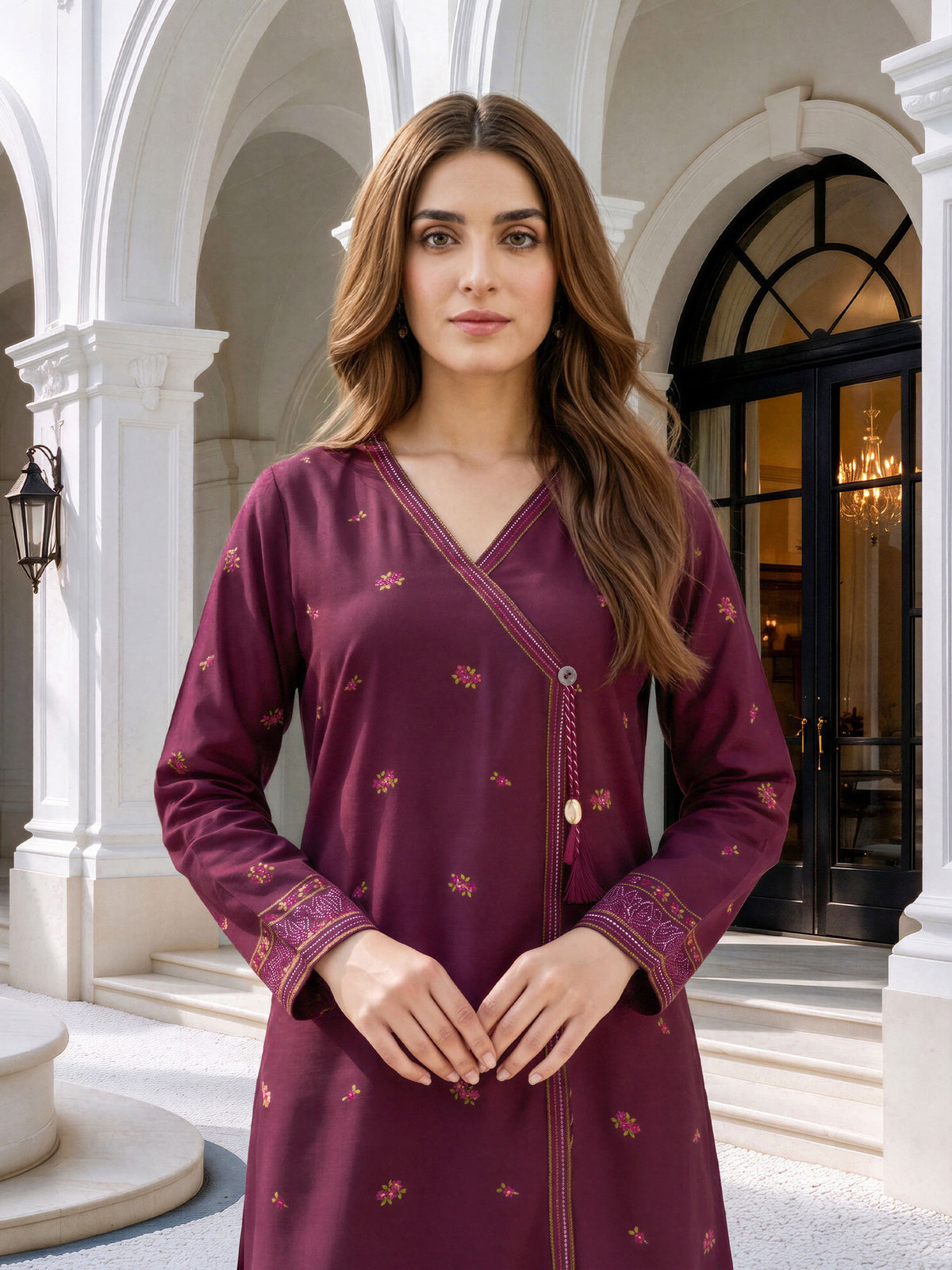 Viscose Cotton Khaddar Shirt (Unstitched)