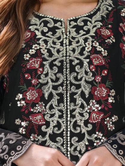 3 Piece Khaddar Suit- Embroidered (Unstitched)