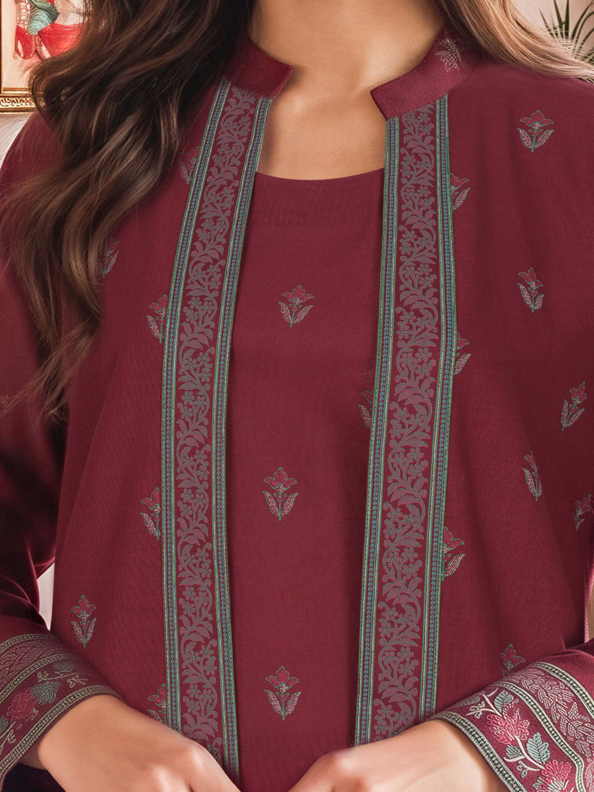 Khaddar Paste Shirt (Unstitched)