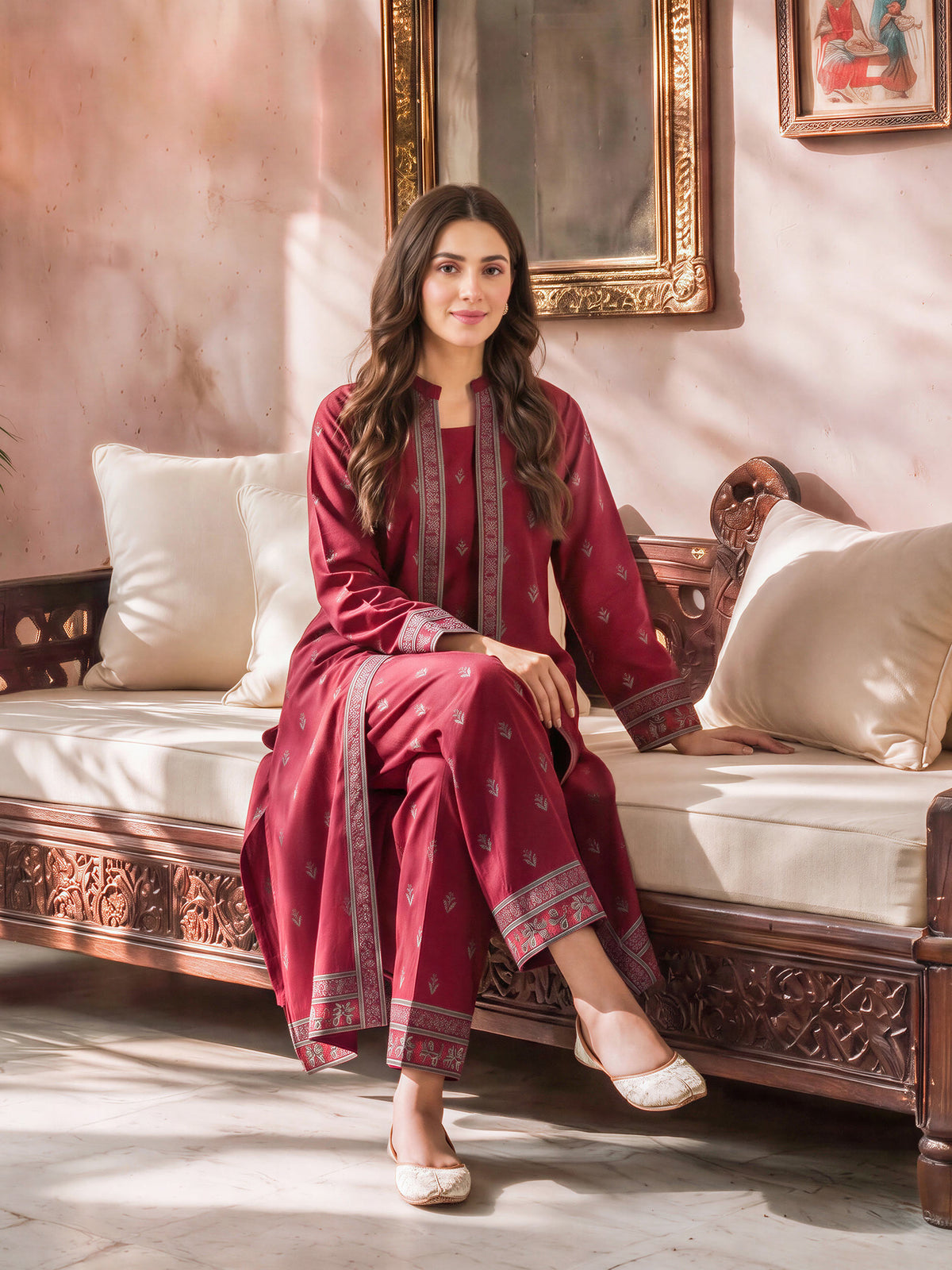 Khaddar Paste Shirt (Unstitched)