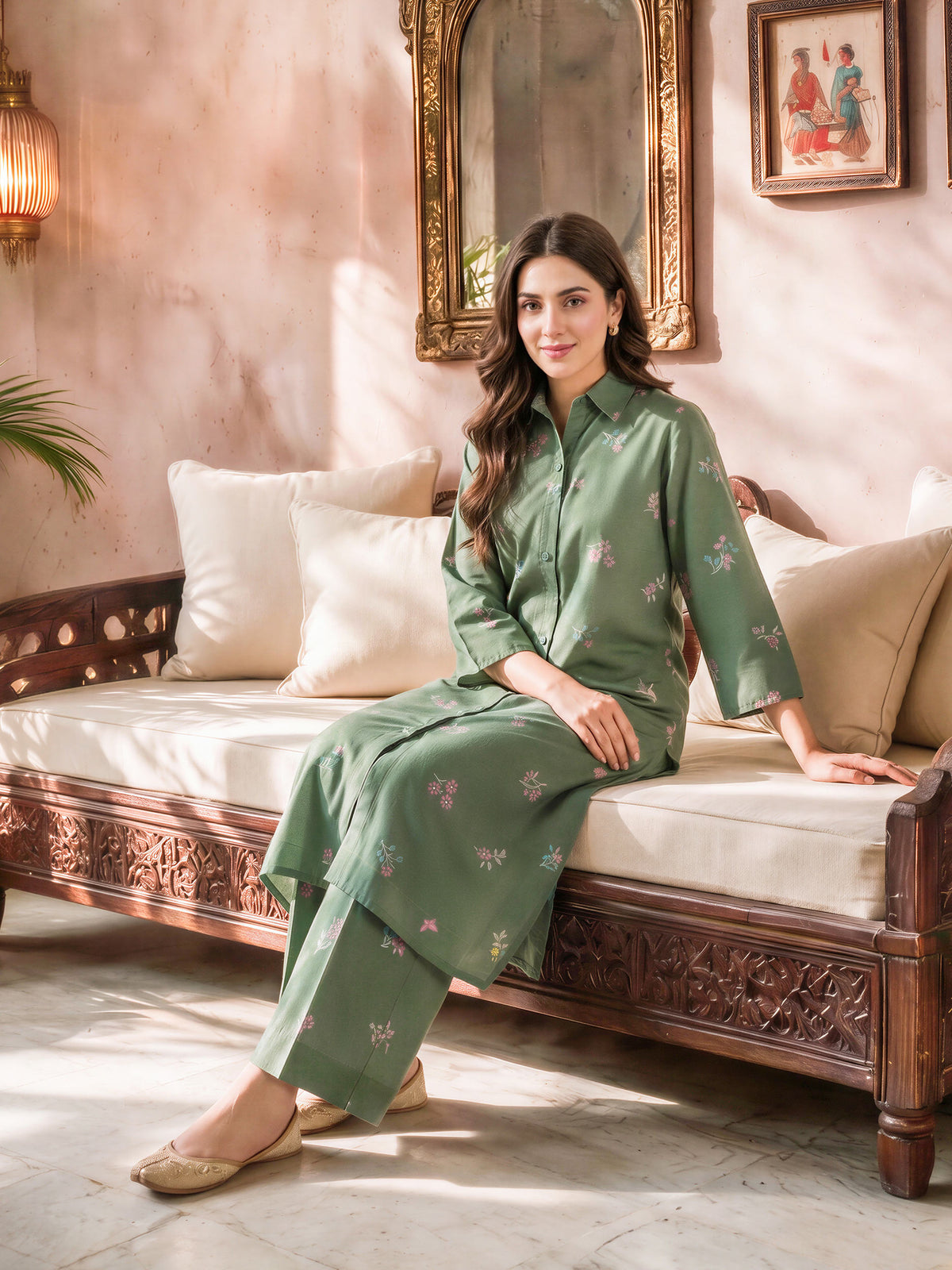 Slub Khaddar Shirt (Unstitched)