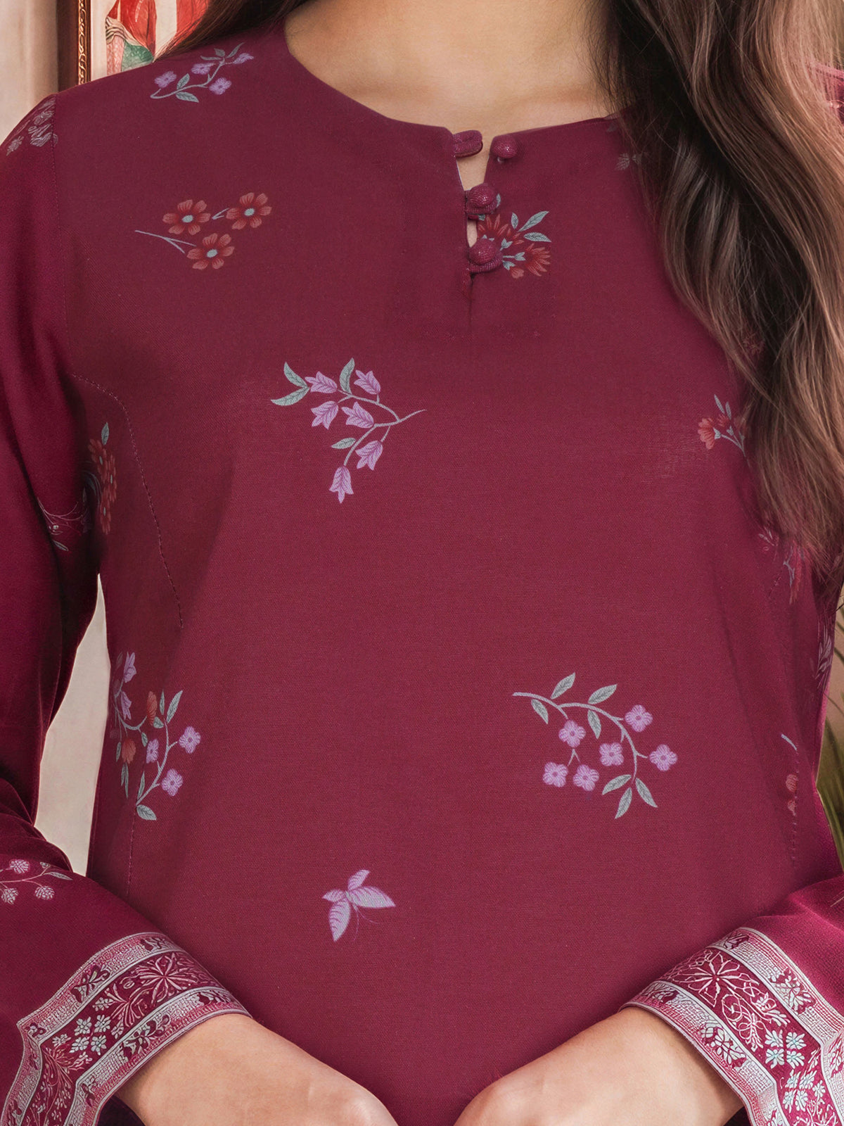 Slub Khaddar Shirt (Unstitched)