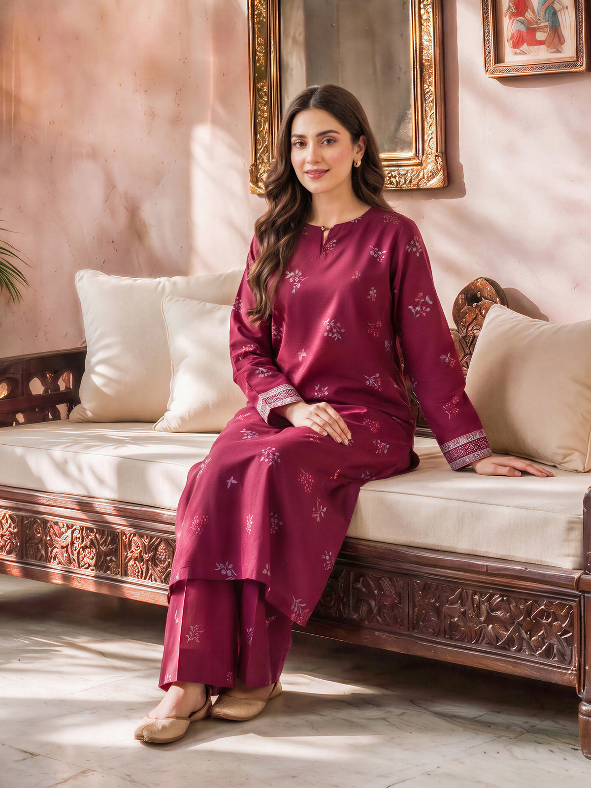 Slub Khaddar Shirt (Unstitched)