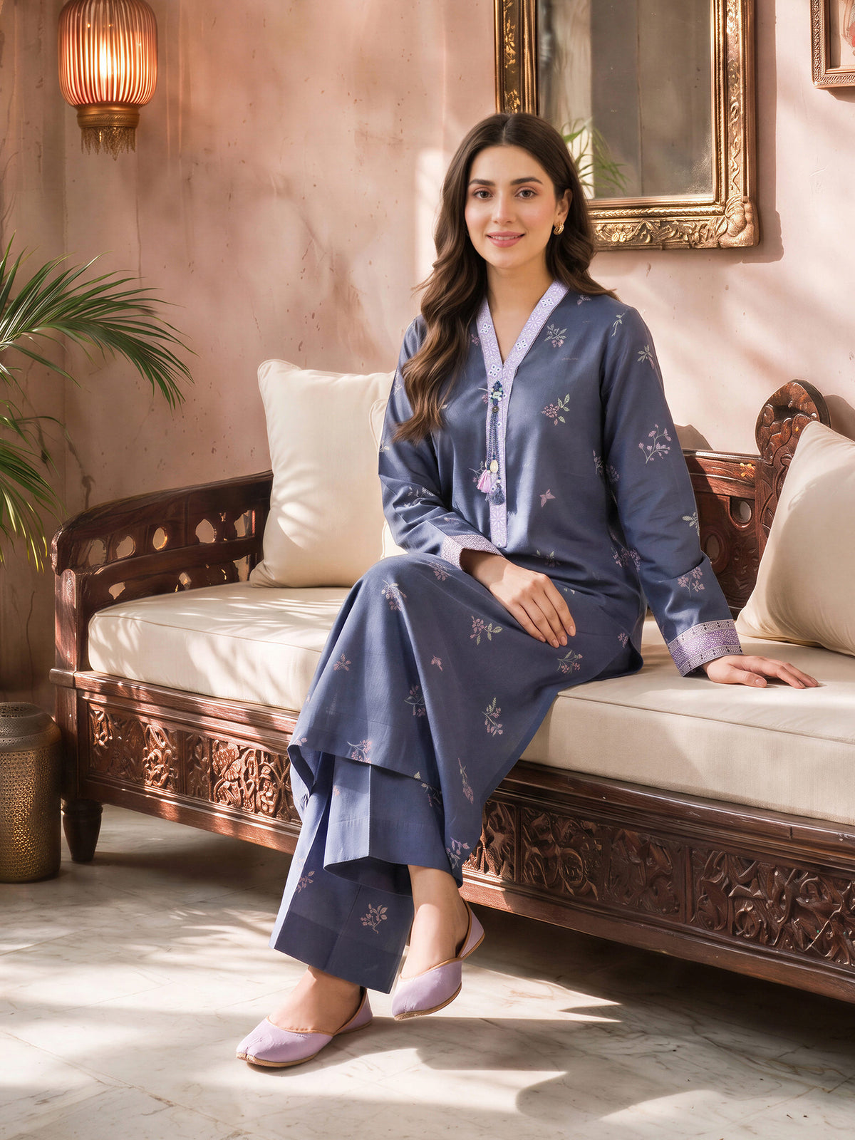 Slub Khaddar Shirt (Unstitched)