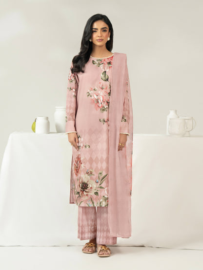 3 Piece Cambric Suit-Printed (Unstitched)