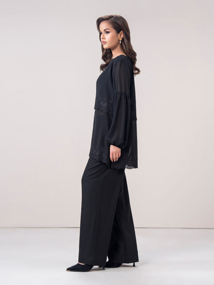 Chiffon Top- Embroidered