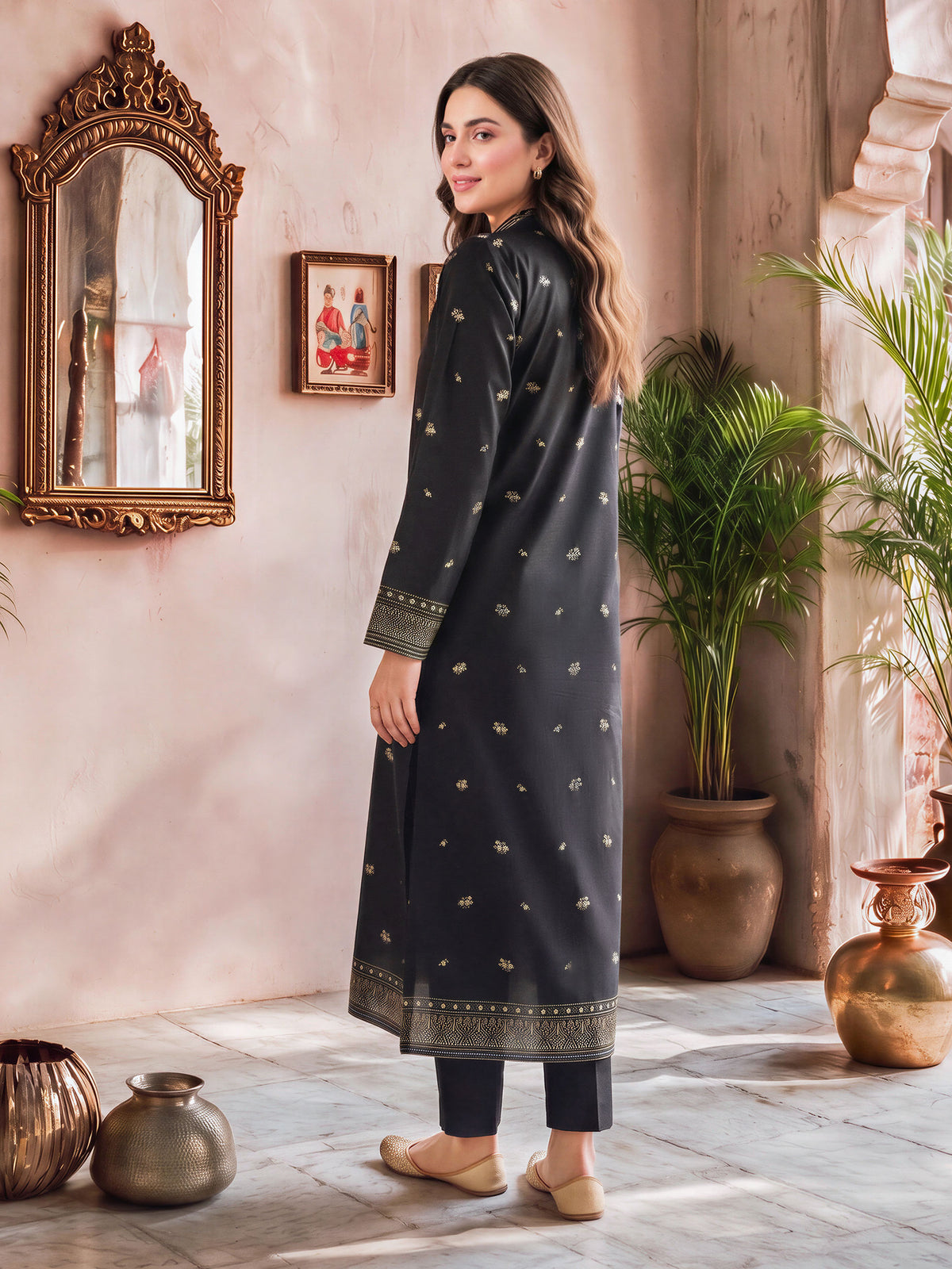 Viscose Cotton Khaddar Shirt (Unstitched)