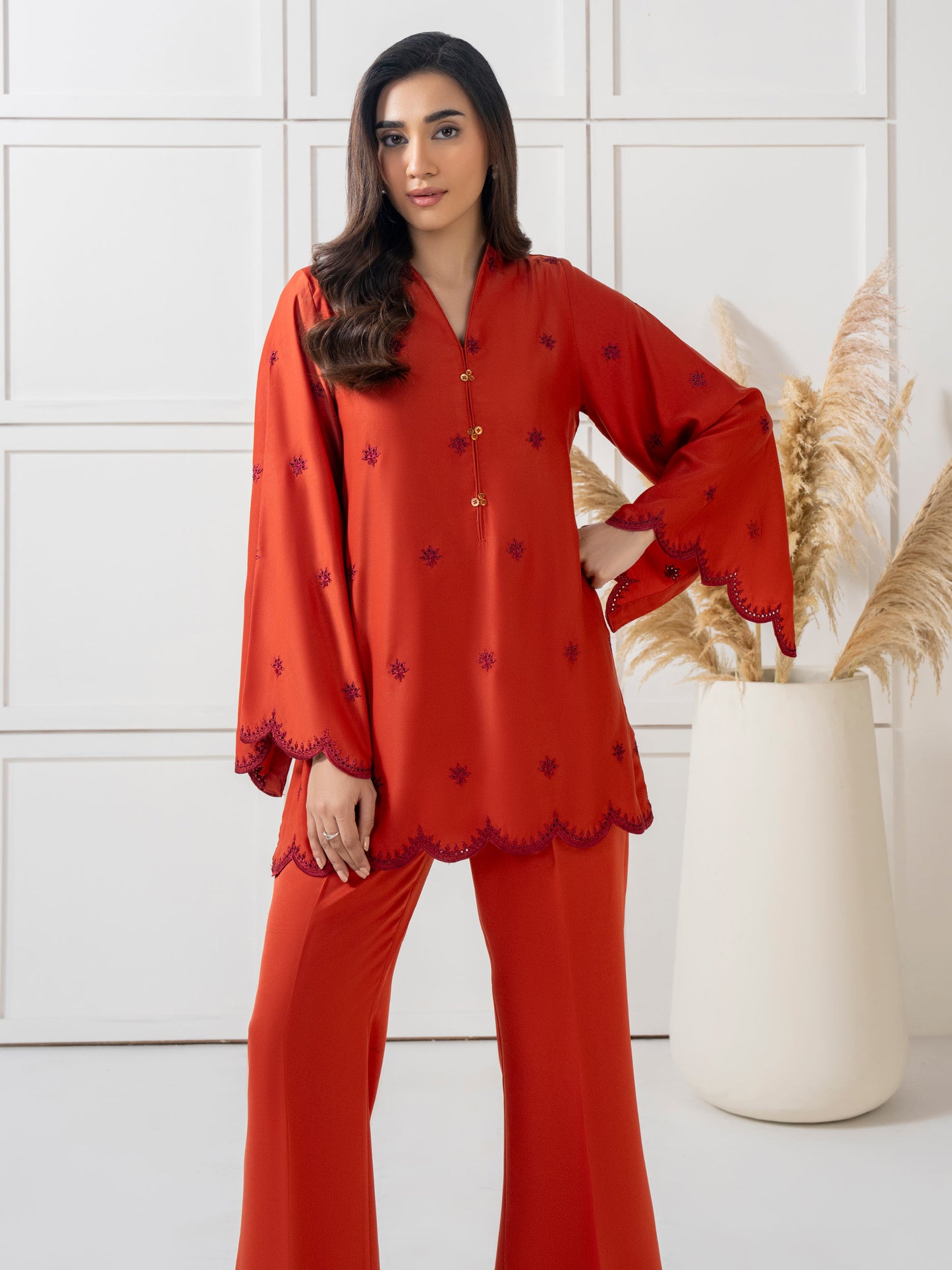 Grip Co-ord Set-Embroidered