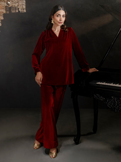 Dyed Velour Co-Ord Set
