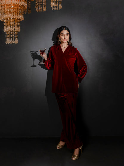 Dyed Velour Co-Ord Set