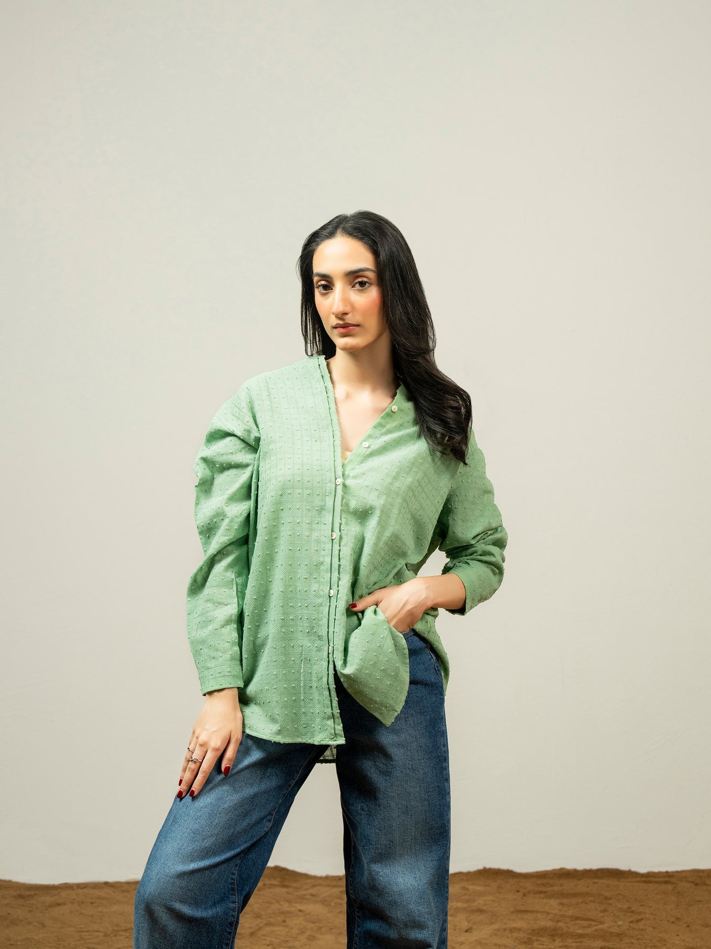 Dyed Lawn Top