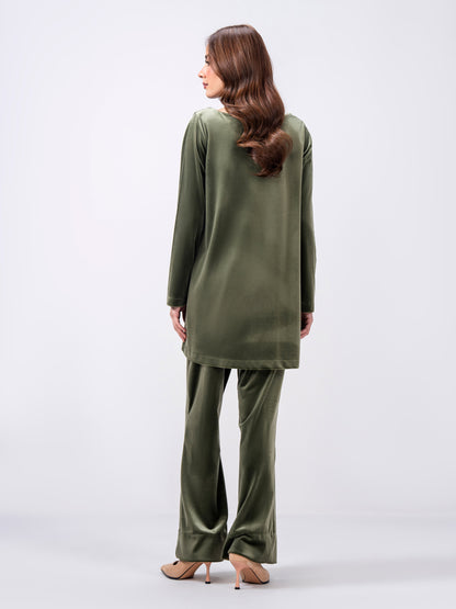 Velour Co-ord Set- Embellished