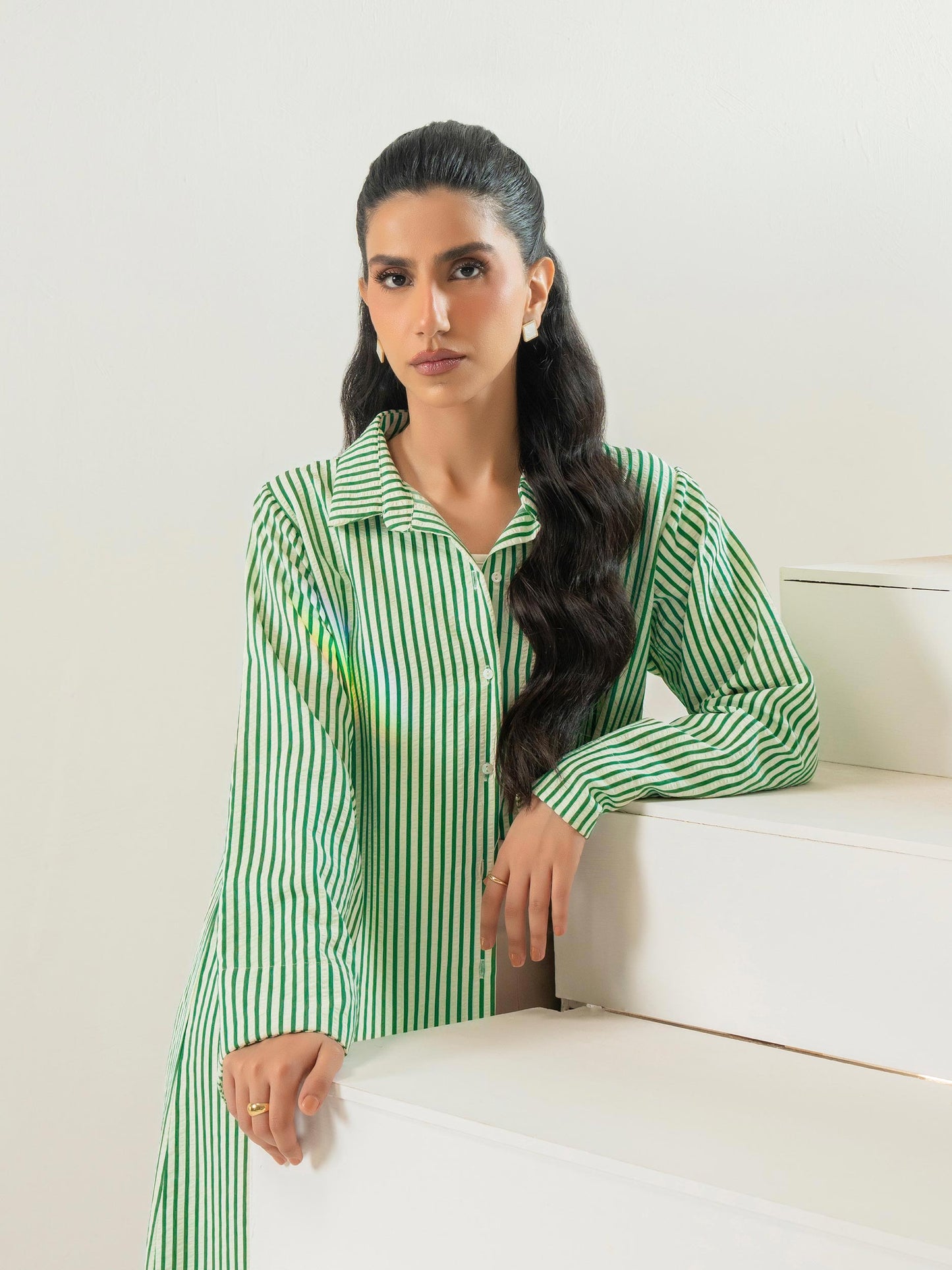 Printed Yarn Dyed Dress