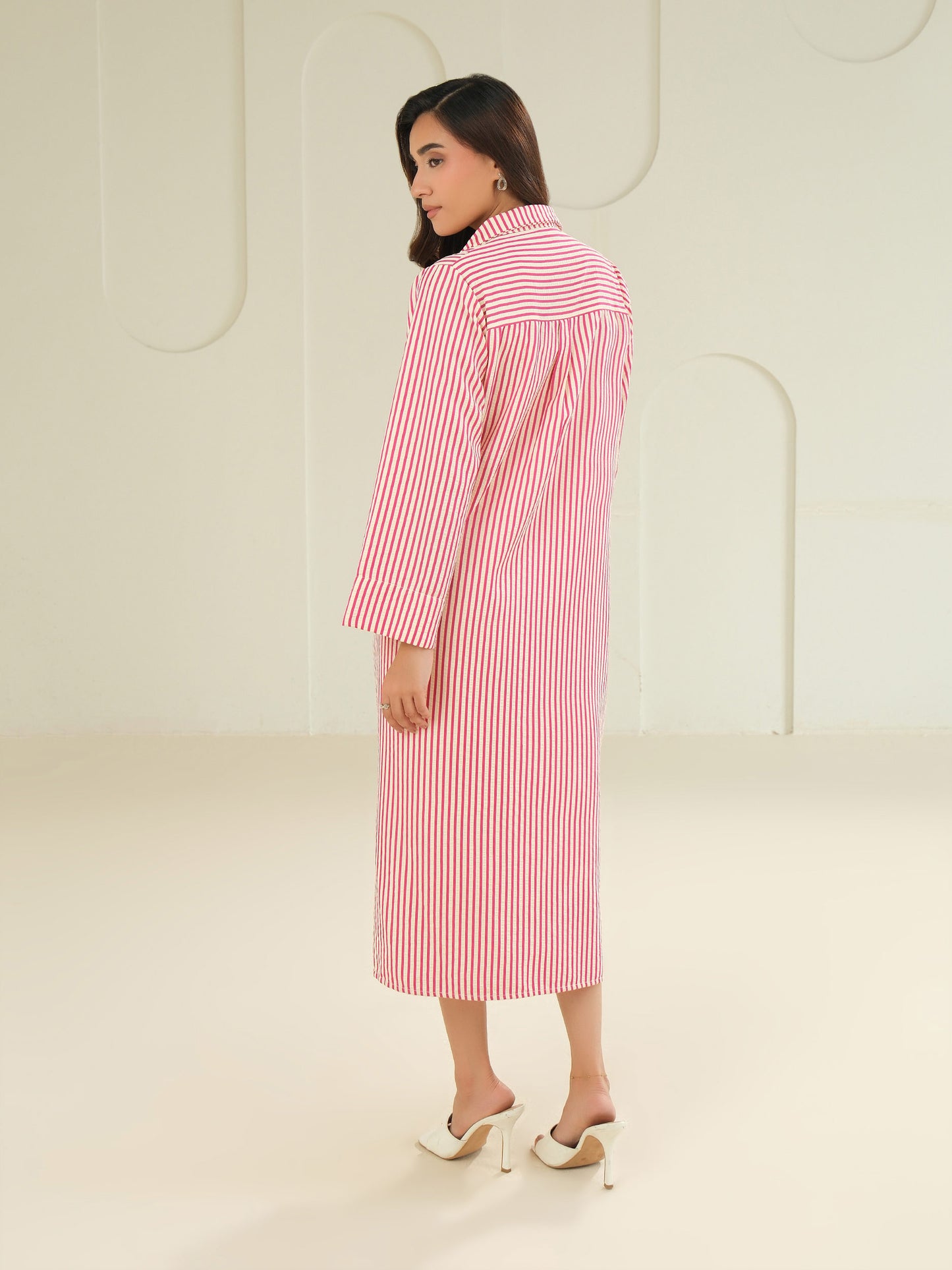 Printed Yarn Dyed Dress