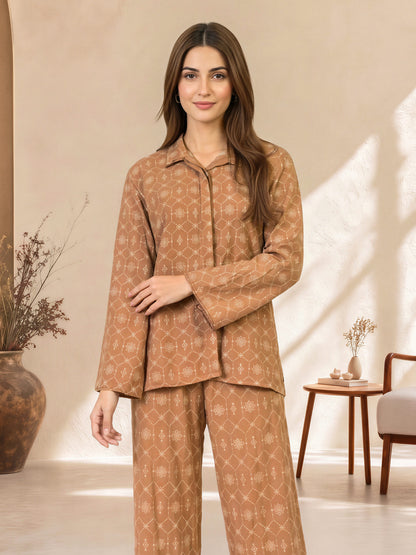 Lattice Embroidered Co-ord
