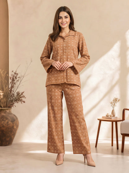 Lattice Embroidered Co-ord