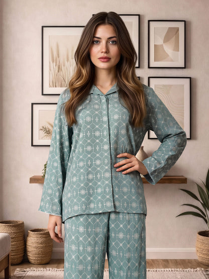 Lattice Embroidered Co-ord