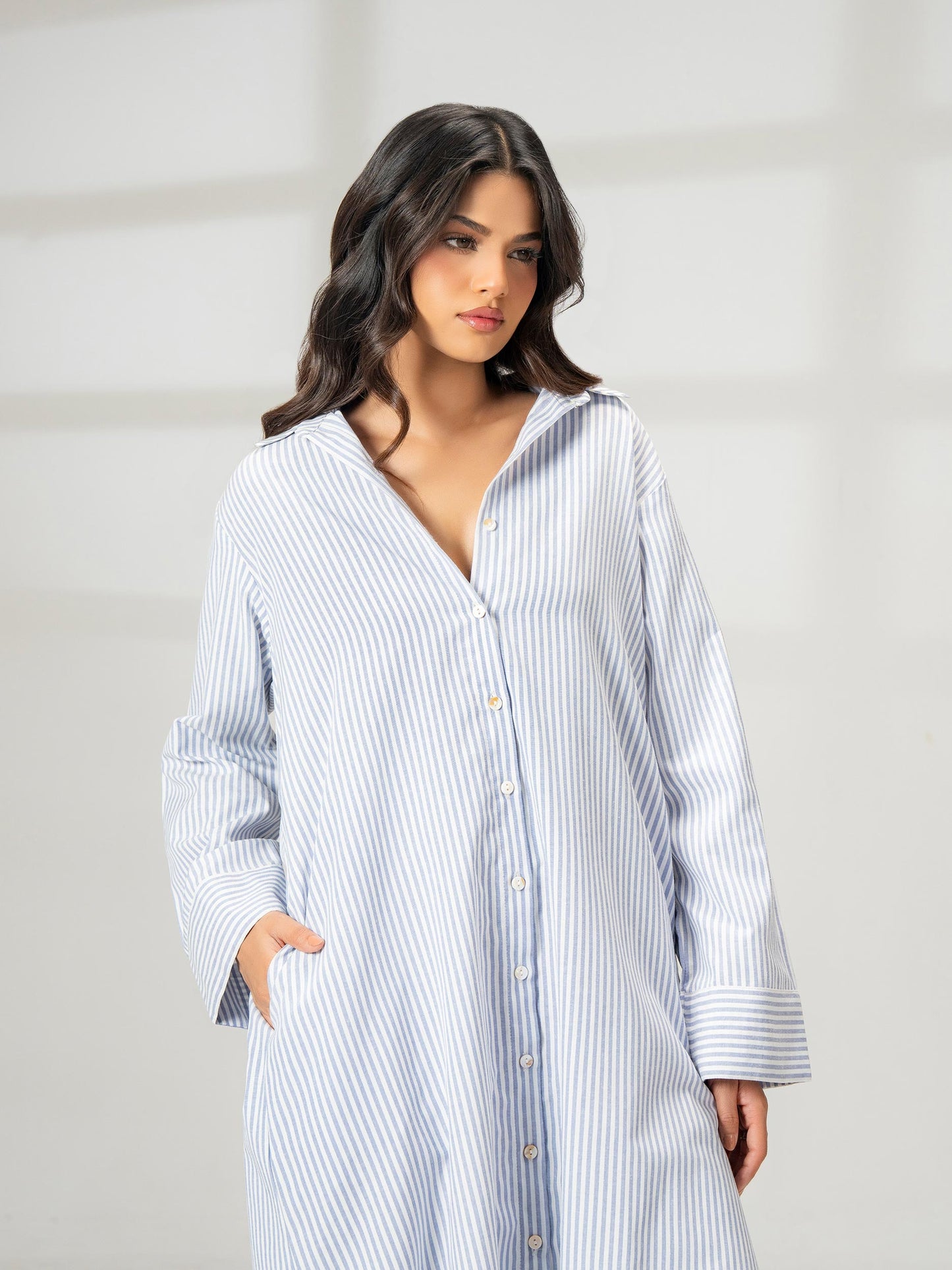 Printed Yarn Dyed Dress