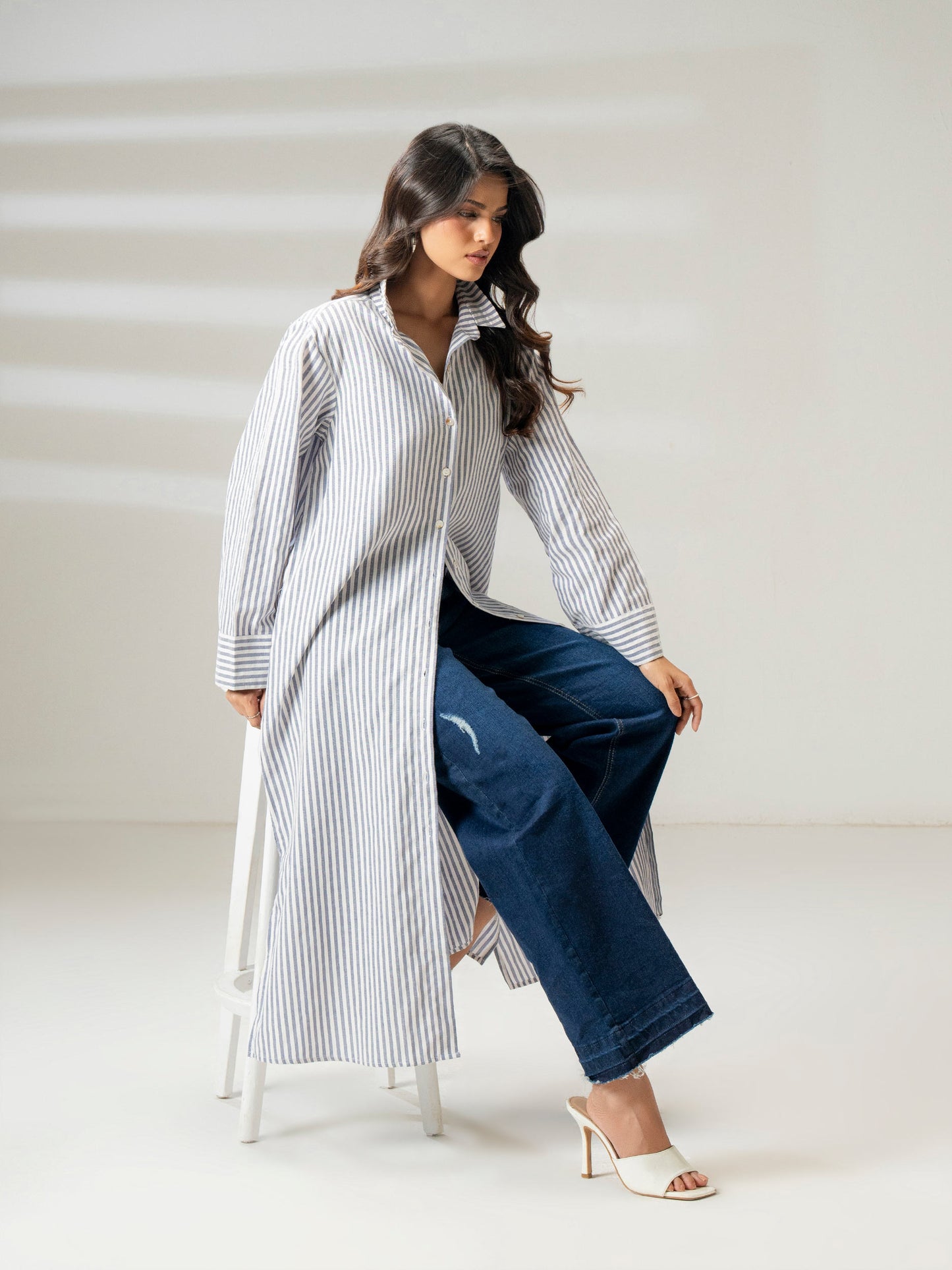 Printed Yarn Dyed Dress