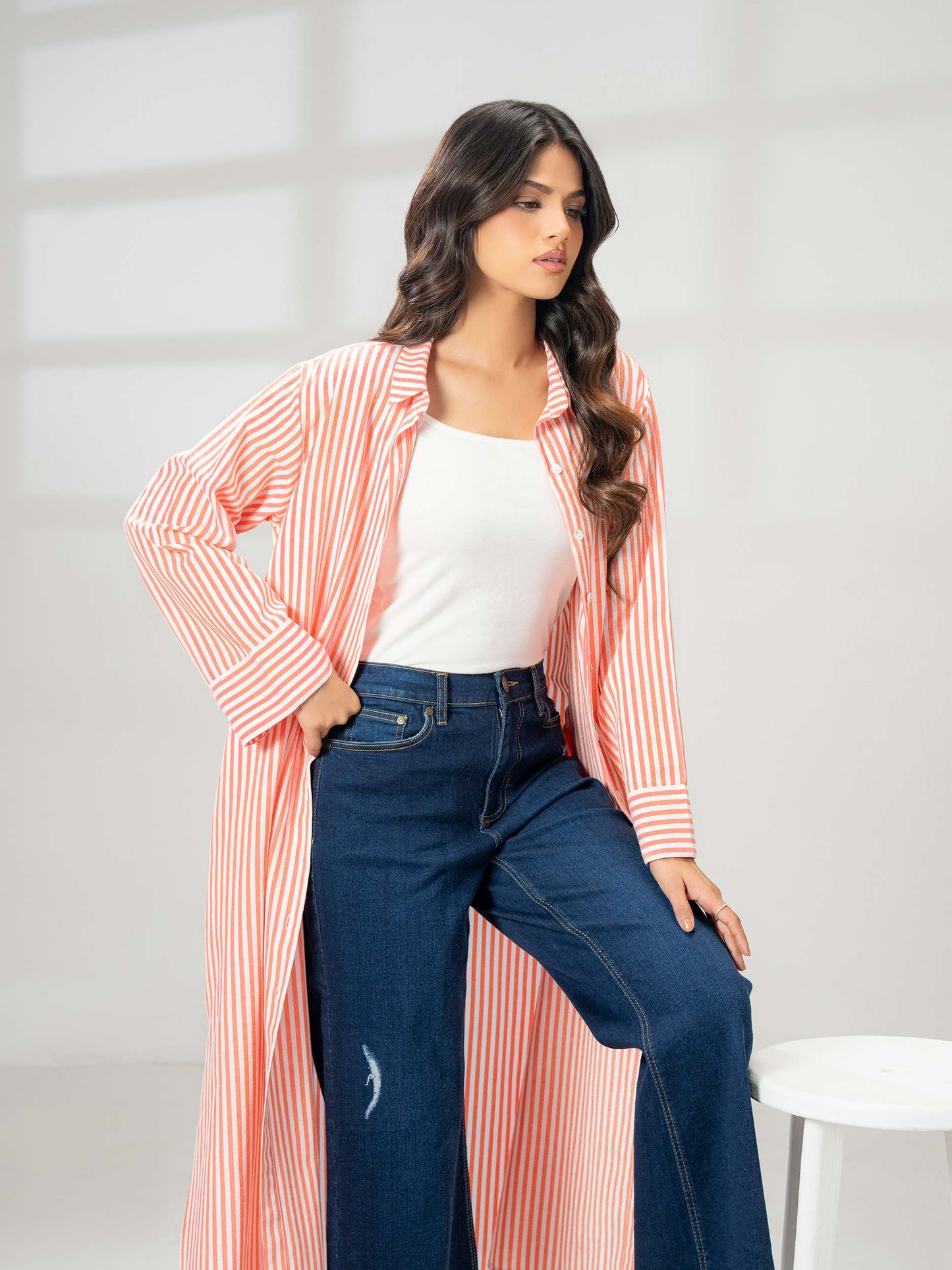 Printed Yarn Dyed Dress