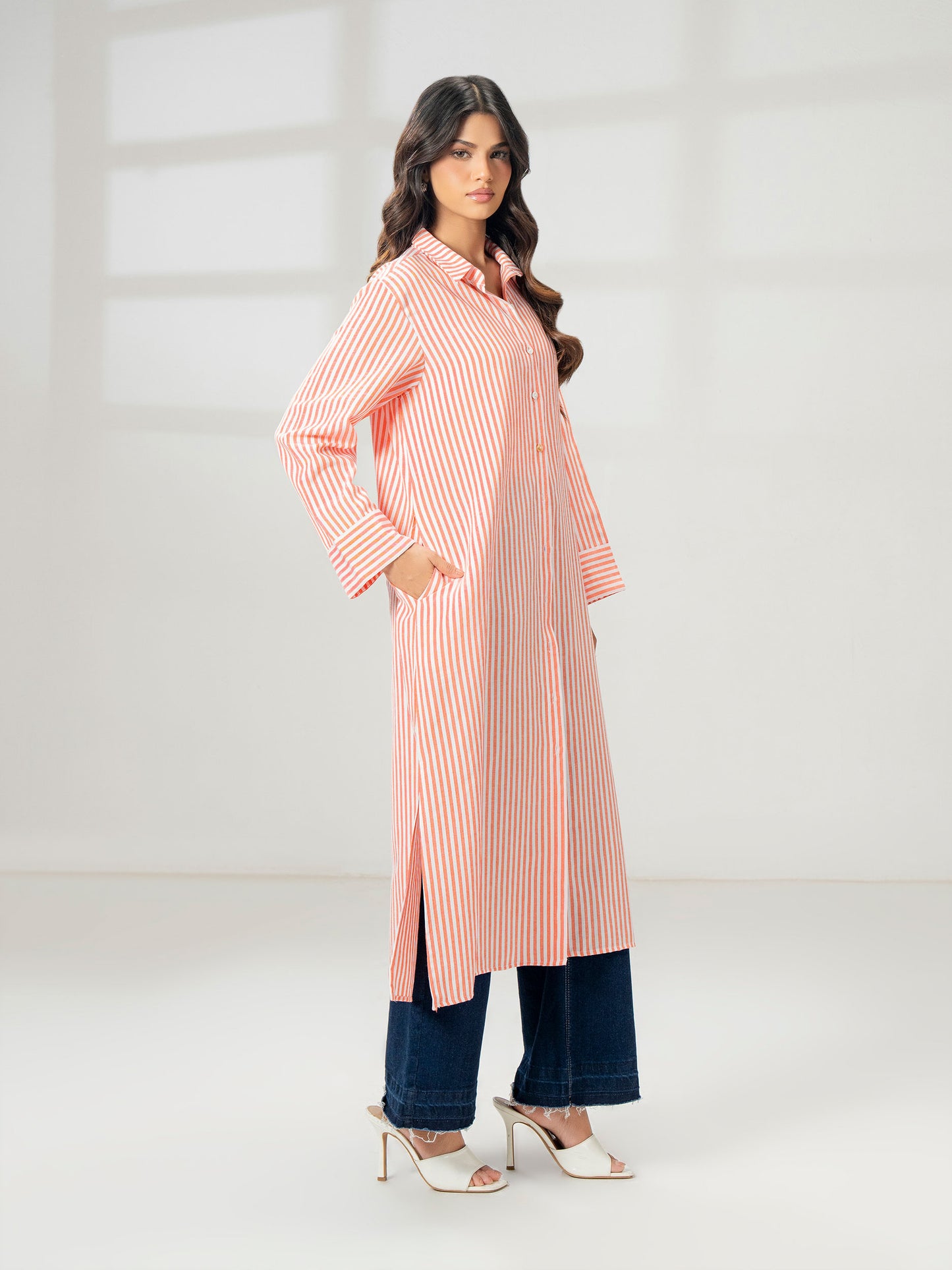 Printed Yarn Dyed Dress