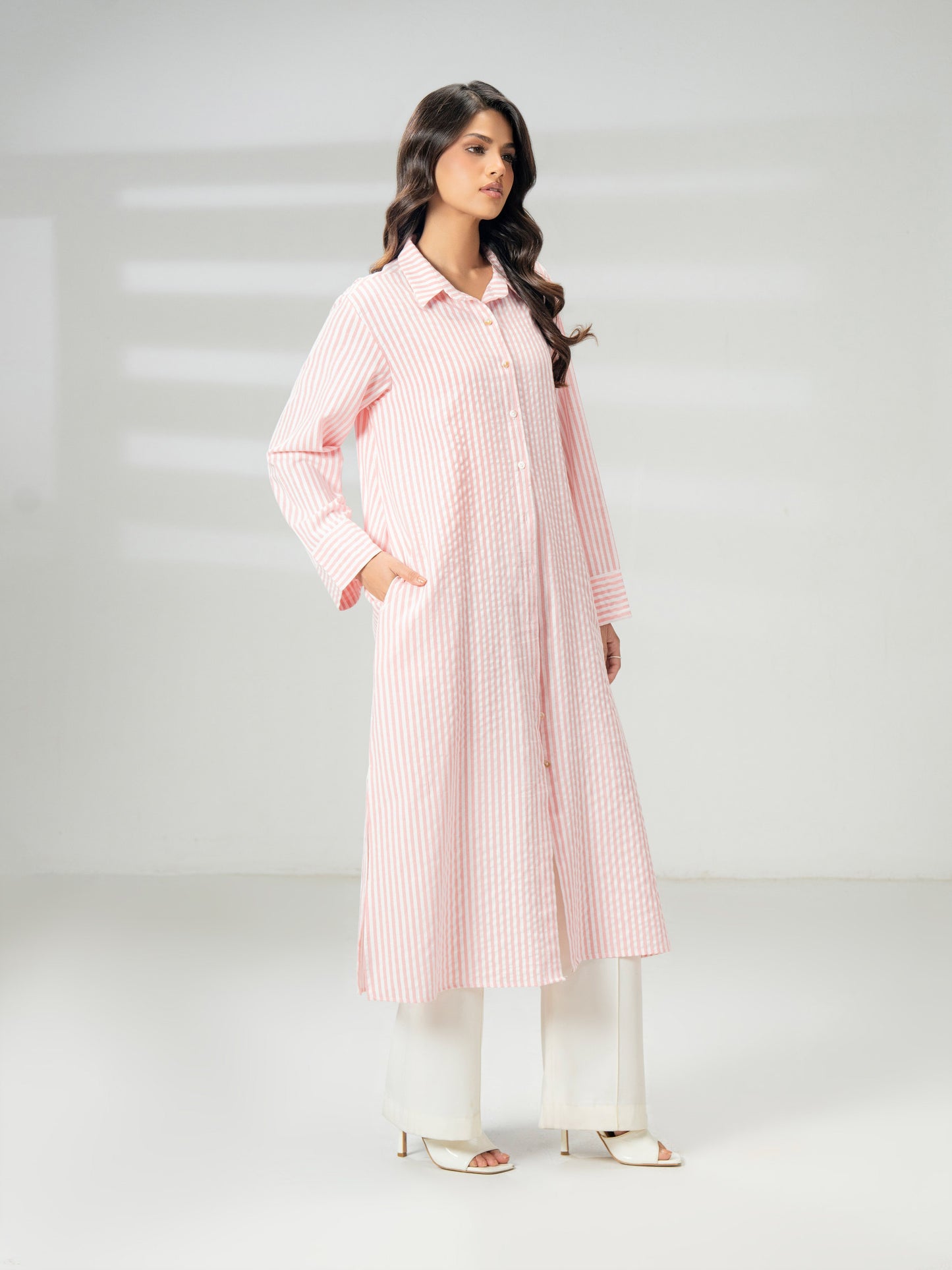 Printed Yarn Dyed Dress